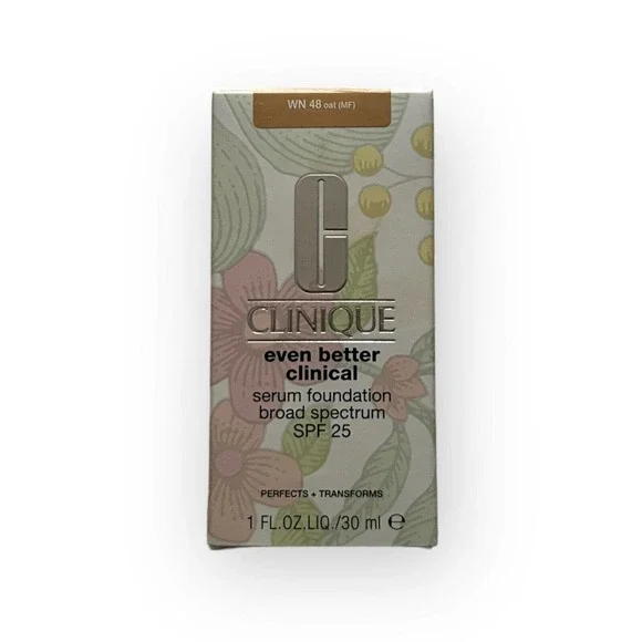 Clinique Even Better Clinical Serum Foundation SPF 25 WN 48 oat (MF) 1 FL.OZ NWT - Picture 5 of 13